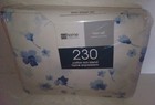 JCPenny Home Collection Vintage WaterColor Flower Twin Sheet Set White Blue 230
