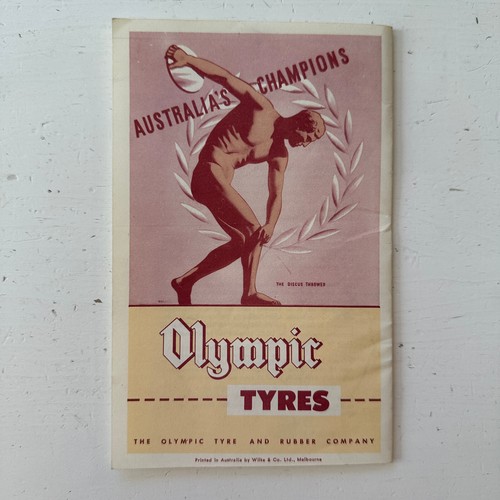 1956 Olympic Games Results & Records, The Story of the Olympic Games Rubber Tyre - Picture 7 of 7