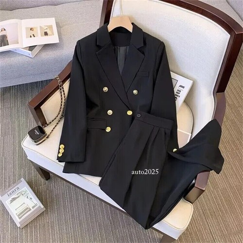 Conjunto de 2 piezas de oficina para dama Prendas para el torso Abrigo Conjunto Blazer Trajes Pantalones Conjuntos Traje para mujer - Imagen 11 de 28