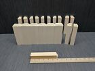 25 x Primed Poplar Baseboard Moulding Inside Corner Block 6in x 1in