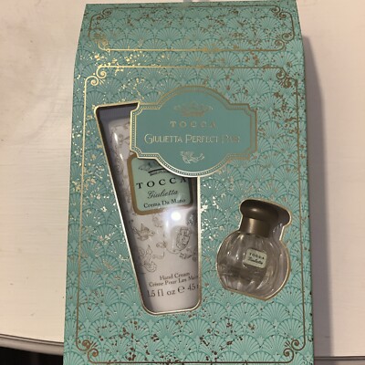 Tocca Giuletta Perfect Pair Eau De Parfum and Hand Cream New In Box Travel Size