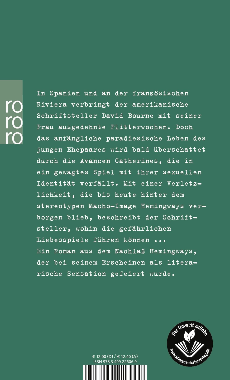 Thumbnail - Ernest Hemingway Der Garten Eden