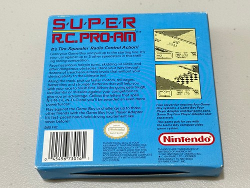 Super R.C. Pro-Am (Nintendo Game Boy) Complete Authentic - Picture 8 of 19