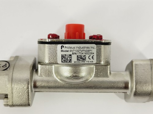 Proteus Industries 9V7132TVFN08P1 Misuratore di portata vortice (1,8-32 LPM) - Nuovo scatola aperta - Foto 4 di 12