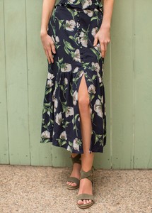 taglia Gonna in large Joyfolie Nwt Womens navy blu Skylar E6wxAqqtY