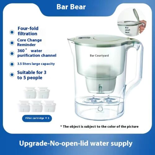 Bear Water Filter Jug 3.5L Portable Purifier Filters Carbon Filter Cartridges AU - Picture 12 of 12