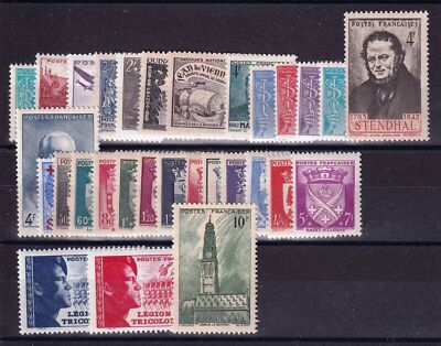 Timbre Année complète 1943 France neuf