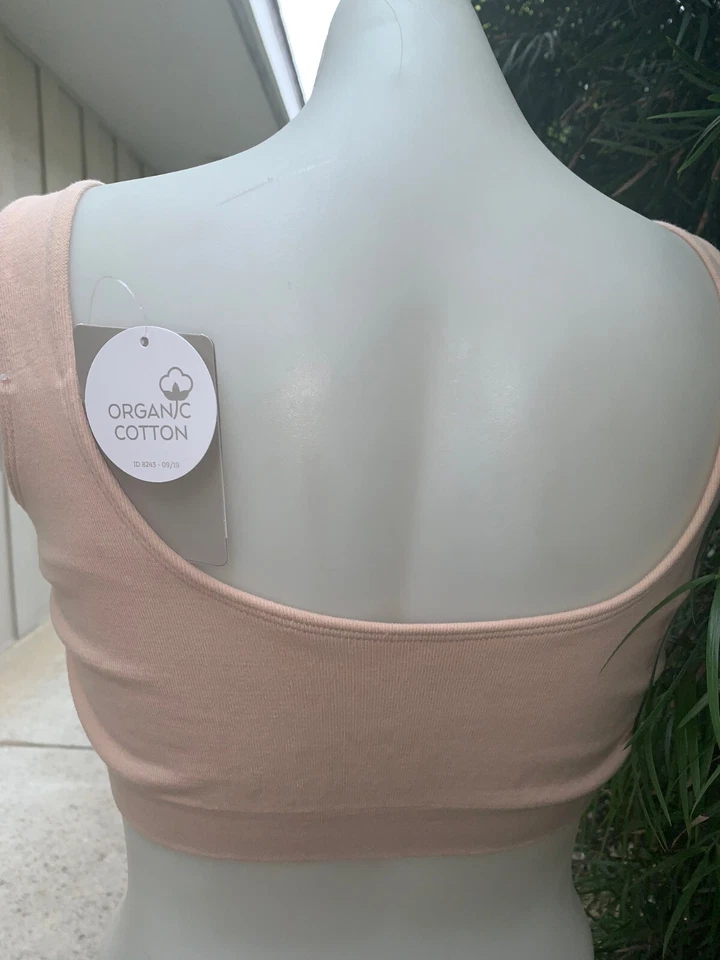 NUEVO CON ETIQUETAS-Amoena #44676 (sin peso) o 44677 rosa desnuda o 44418 desnuda mastectomía sin costuras Foto 2 de 4