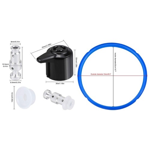 Spare Parts Silicone Sealing Rings Release Valves for 6QT Pressure Cooker - Zdjęcie 8 z 8