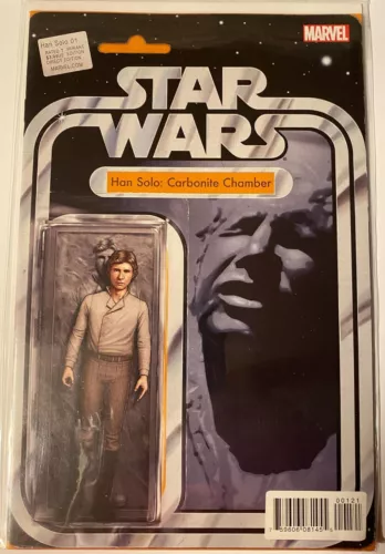 Star Wars Han Solo #1 Carbonite Chamber Action Figure Variant Marvel 2016 NM