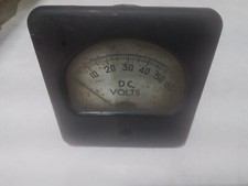 Simpson M-10486-3 0-60 Volts DC Panel Volt Meter (E1D2)