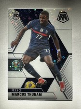 2021 Mosaic UEFA Euro Marcus Thuram White Circles Rookie /25 #120 RC Prizm 