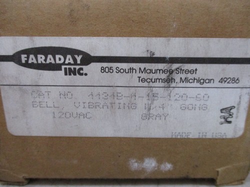 *NEW* FARADAY 4434B-4-15-120-60 AUDIBLE SIGNALING APPLIANCE - Picture 2 of 7