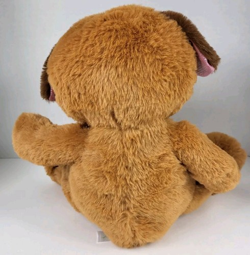 Brown Puppy Dog 12" Homerbest Plush Eye Patch Soft Stuffed Animal Toy - Picture 5 of 7