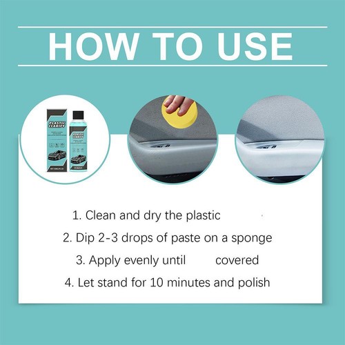 Plastic Clarify For Cars, Plastic Clarify, Waterless Spray Wax-1x - Zdjęcie 17 z 19