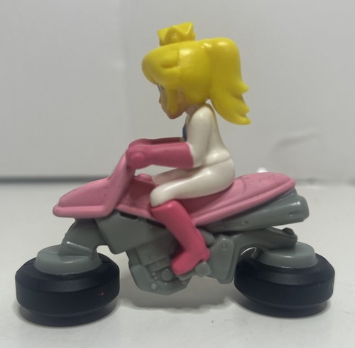 = SUPER MARIO PRINCESS PEACH ON MOTORRAD 3,5'' ACTIONFIGUR SPIELZEUG LOSE - Bild 1 von 6