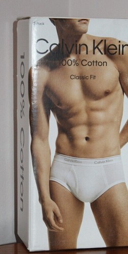 3 Pack CALVIN KLEIN Men CLASSIC Low Rise Briefs Cotton BLACK 2XL XXLARGE $46 - Picture 6 of 20