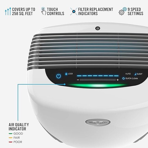 Vornado PCO575DC Air Purifier with True HEPA and Carbon Filtration to Capture... - Picture 2 of 7