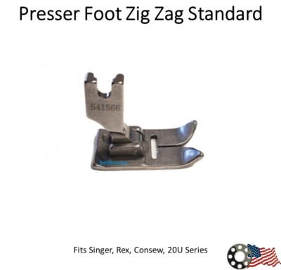 Presser Foot Wide Singer 20U Zig Zag Machine 541566