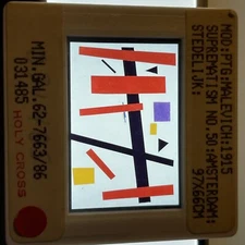 Kazimir Malevich “Suprematism, No. 50” Russian Avant Garde Art 35mm Slide
