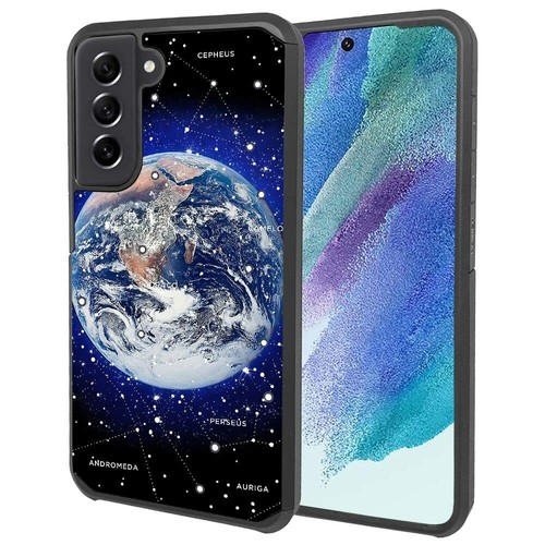 Per Samsung Galaxy S21 FE 5G Custodia Slim Antiurto Doppio Strato + Vetro Temperato f1 - Foto 10 di 28