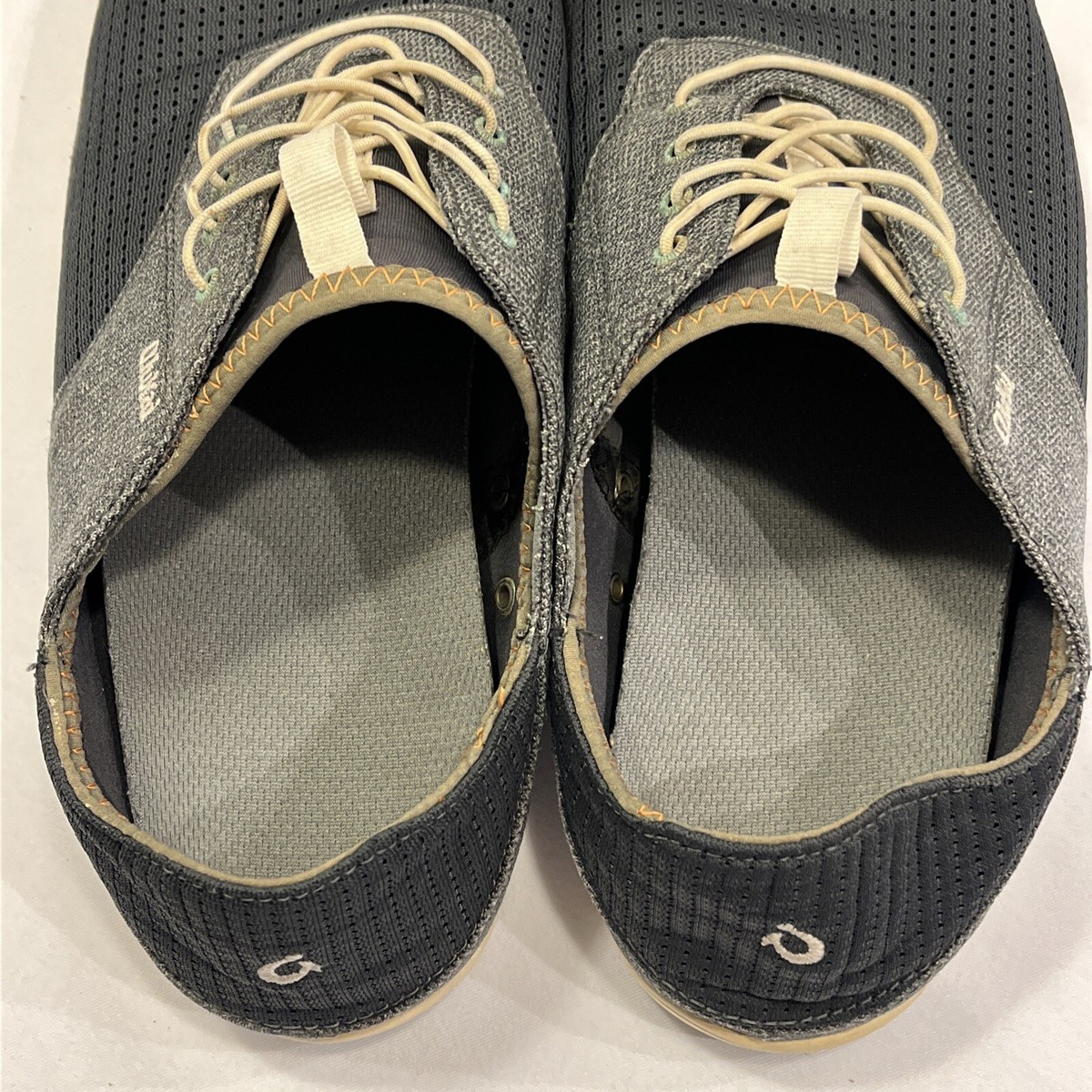 OluKai Men's Nohea Moku Sneaker, Dark Shadow, 10283-6C6C US