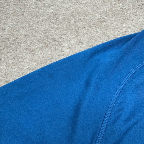 Kjus Camicia Uomo Taglia M Blu Quarto Zip Manica Lunga Performance Tee Golf UPF 50 - Foto 6 di 10
