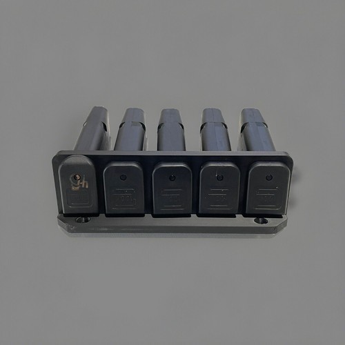 (3 pack) Glock Magazine Storage Rack for 9mm Double Stack G17 G19 G26 G34 G45 - Picture 2 of 6
