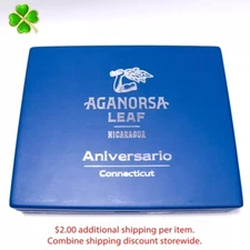 Aganorsa Leaf Toro Aniversario Connecticut Wood Cigar Box 9" x 7.25" x 1.5"