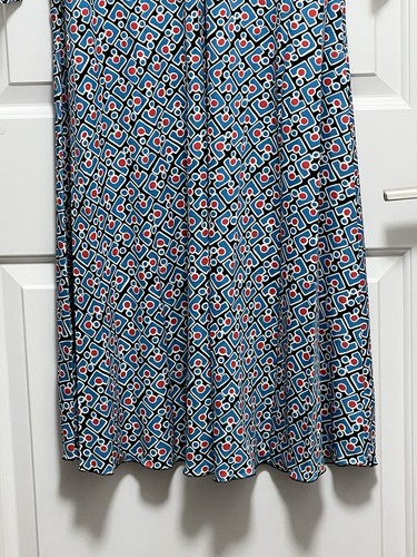 Robe midi ballerine puzzle LA DOUBLE J taille XS jersey fluide azzuro neuve avec étiquette - Photo 5/11