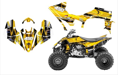 2014 - 2025 Yamaha YFZ 450R 450SE graphics wrap kit 24 mil racing vinyl #2001 - Picture 18 of 18