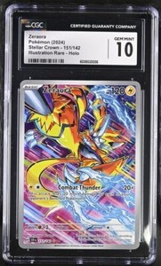 Pokemon Zeraora 151/142 Stellar Crown Illustration Rare IR Foil Single Card - Authentic TCG - View #13