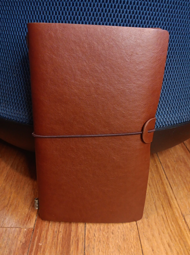 Parchment Paper Book Blank Note Book Journal Brown 40+ Pages Faux Leather NWOT - Picture 2 of 13