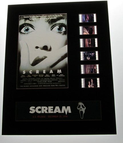SCREAM Wes Craven 35mm Movie Film Cell Display 8x10 Presentation Horror Original