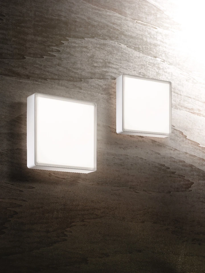 LED Parete Soffitto Luce Lampada Fabas Luce Oban 3205-65-102 Terrazza Balcone - Immagine 3 di 3