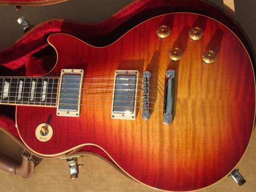 2019 Gibson Les Paul Standard Guitar 2 Piece Highly Flamed Top W Original Case - Picture 5 of 14