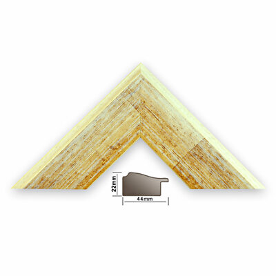 Bilderleiste Baltimore 342 AVO, beige Länge 1m, Profilbreite 44 mm