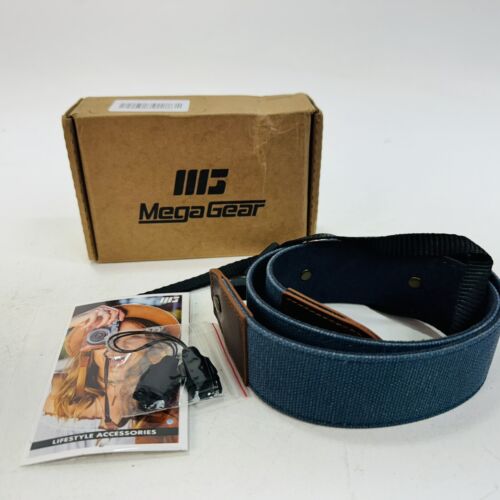 MegaGear Canvas Camera Strap (Blue) - Picture 2 of 5