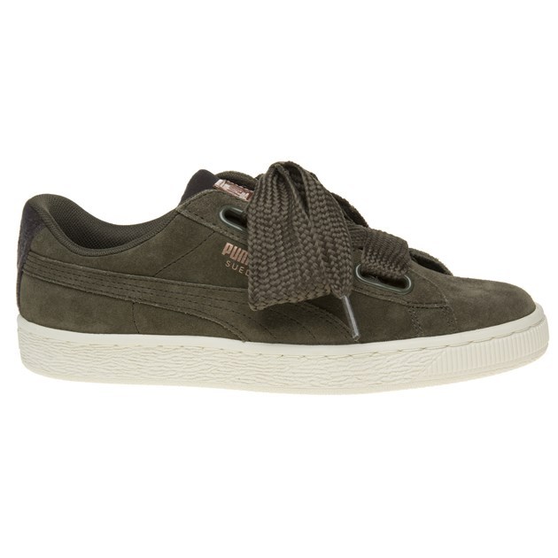 New Womens Puma Puma Puma Green Khaki Suede Heart Vr Trainers Court Lace Up 5dad36 New Womens Puma Puma Puma Green Khaki Suede Heart Vr Trainers Court Lace Up 5dad36