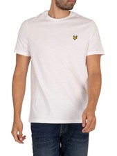 Image of Lyle & Scott Men's Logo Plain T-Shirt, White Size XL