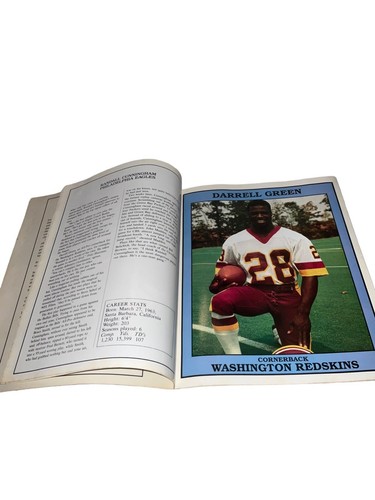 Vintage Football Superstars Album 1991, 16 Color Photos & Stats NFL - Picture 3 of 4