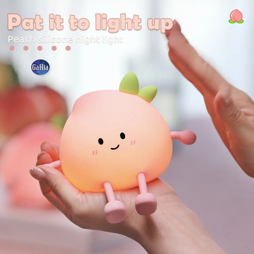 Lampe Baby Poupée Doudou Veilleuse de Nuit Relaxante Portable Pour Bébé Enfant - Afbeelding 5 van 8