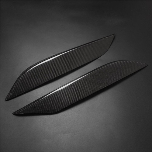 Carbon Fiber Headlight Cover Eyebrows Eyelid Trim Sticker For Nissan 350Z 03-06 - Picture 4 of 12