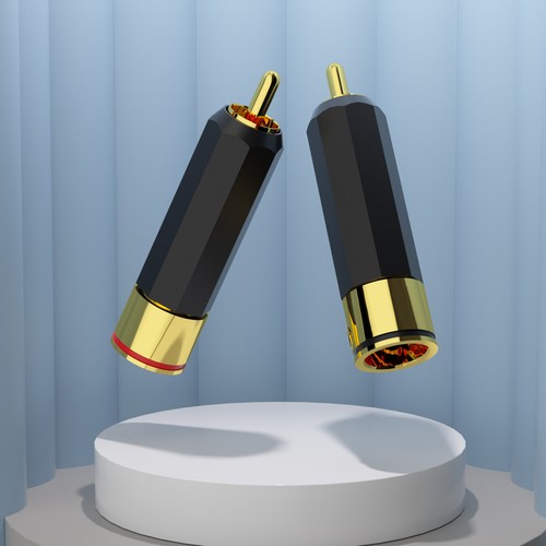 2PCS/4PCS HIFI OFC RCA Plugs 4N Red Pure Copper Screws Locking Audio Connectors - Picture 12 of 16