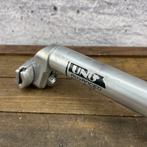 Vintage Uno Advanced Seatpost 26.8 mm Silver Alloy 350 mm MTB 1990s 00s Kalloy - Picture 4 of 9