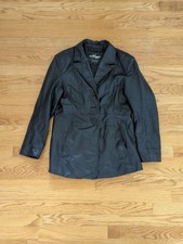 Wilson’s Leather Maxima Women’s Jacket Size Medium Button Front A1