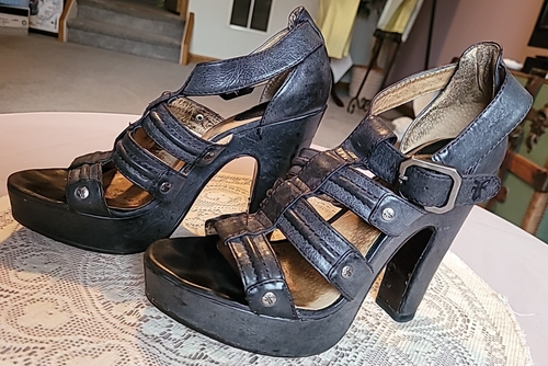 Plarformschuhe Frye Grau - Bild 1 von 8