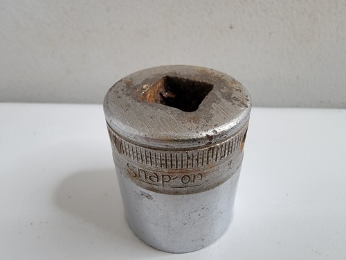 Snap-On Tools 1-Inch Socket SW-320 1/2 Inch Drive Chrome Made in USA Used - Picture 6 of 13