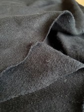 Fleece-27"-Black-Hemp/OC, Sold by the Yard