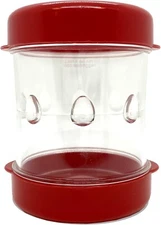 Boiled Egg Peeler Tool Red – Easy Shell Remover Kitchen Gadget Egg Opener